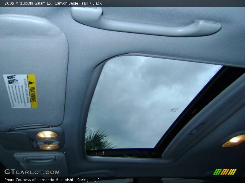 Canyon Beige Pearl / Black 2009 Mitsubishi Galant ES