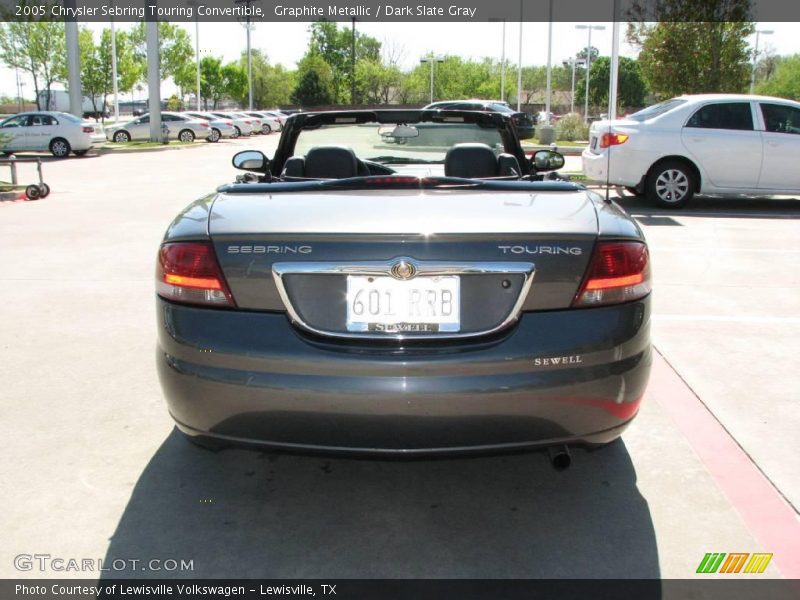Graphite Metallic / Dark Slate Gray 2005 Chrysler Sebring Touring Convertible