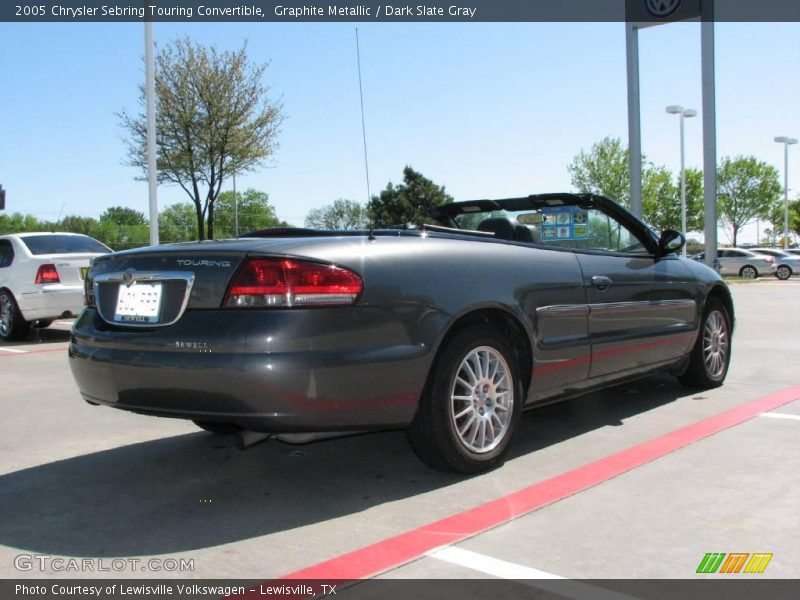 Graphite Metallic / Dark Slate Gray 2005 Chrysler Sebring Touring Convertible