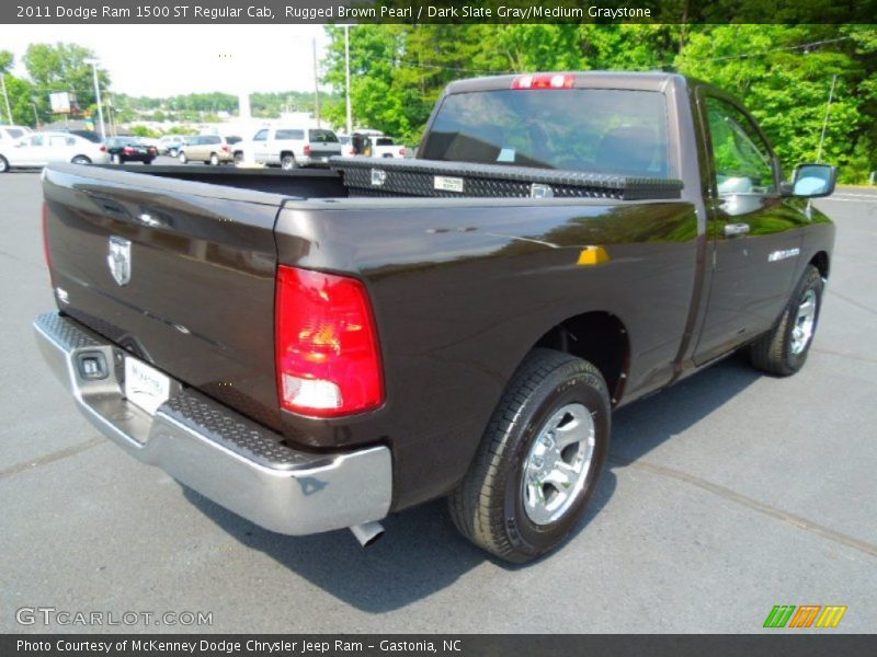 Rugged Brown Pearl / Dark Slate Gray/Medium Graystone 2011 Dodge Ram 1500 ST Regular Cab