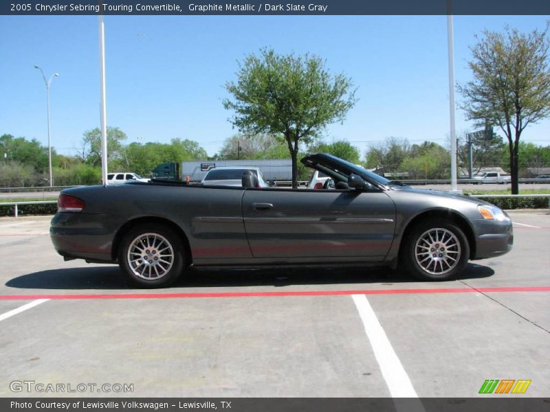 Graphite Metallic / Dark Slate Gray 2005 Chrysler Sebring Touring Convertible