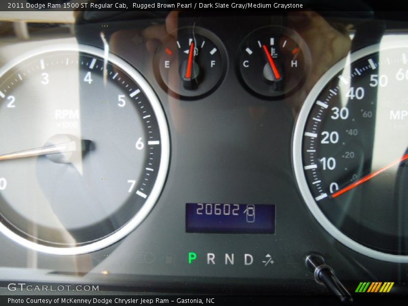 Rugged Brown Pearl / Dark Slate Gray/Medium Graystone 2011 Dodge Ram 1500 ST Regular Cab