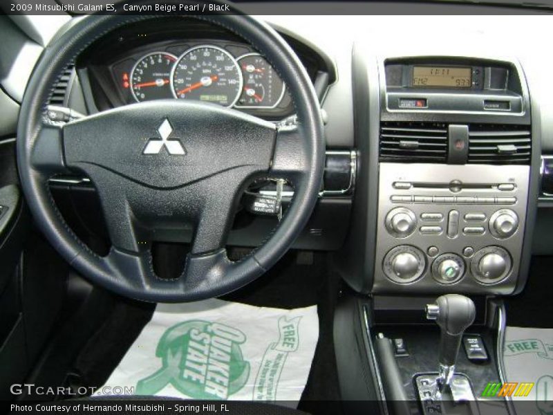 Canyon Beige Pearl / Black 2009 Mitsubishi Galant ES