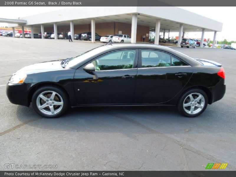 Black / Ebony Black 2008 Pontiac G6 Sedan
