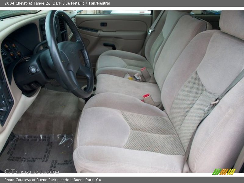 Dark Blue Metallic / Tan/Neutral 2004 Chevrolet Tahoe LS