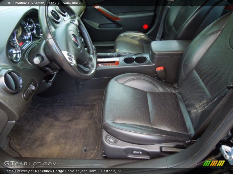 Black / Ebony Black 2008 Pontiac G6 Sedan