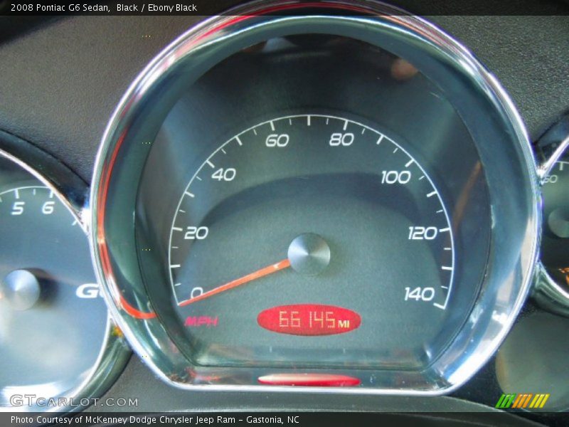 Black / Ebony Black 2008 Pontiac G6 Sedan