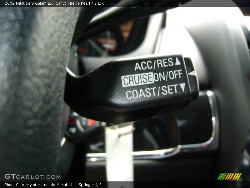 Canyon Beige Pearl / Black 2009 Mitsubishi Galant ES