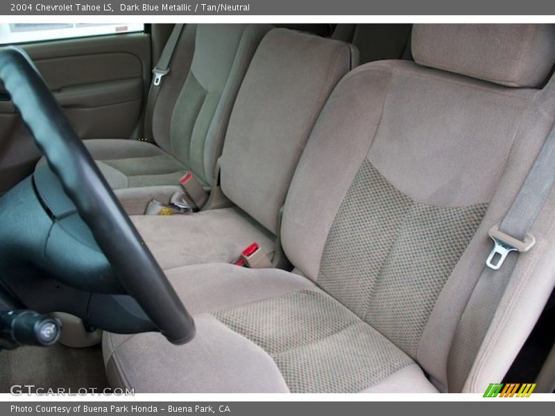 Dark Blue Metallic / Tan/Neutral 2004 Chevrolet Tahoe LS