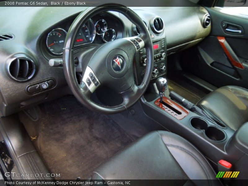 Black / Ebony Black 2008 Pontiac G6 Sedan