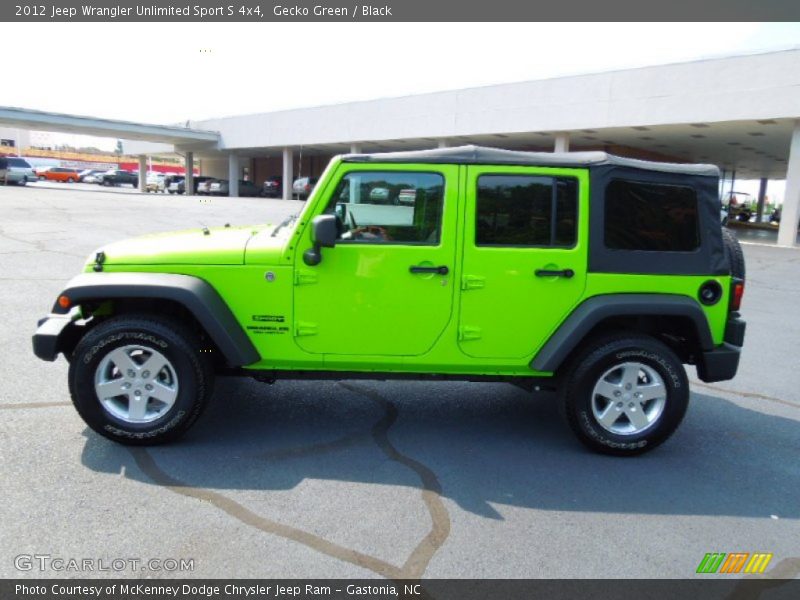  2012 Wrangler Unlimited Sport S 4x4 Gecko Green