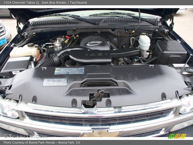 Dark Blue Metallic / Tan/Neutral 2004 Chevrolet Tahoe LS