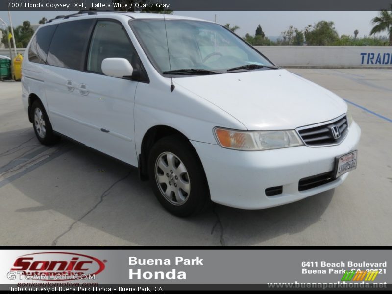 Taffeta White / Quartz Gray 2002 Honda Odyssey EX-L
