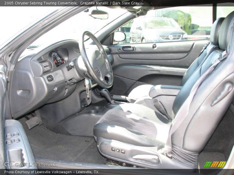 Graphite Metallic / Dark Slate Gray 2005 Chrysler Sebring Touring Convertible