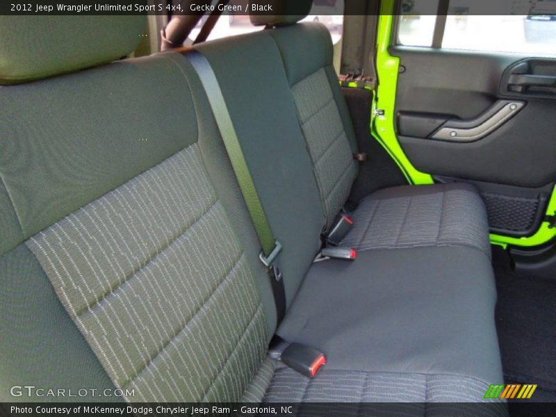 Gecko Green / Black 2012 Jeep Wrangler Unlimited Sport S 4x4