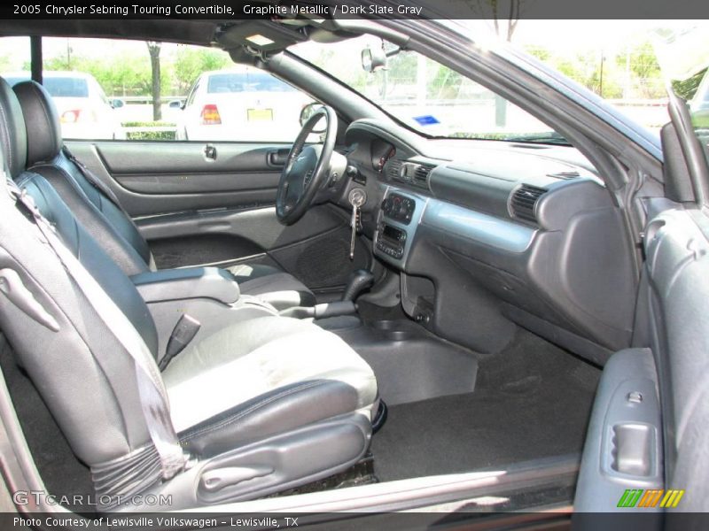 Graphite Metallic / Dark Slate Gray 2005 Chrysler Sebring Touring Convertible