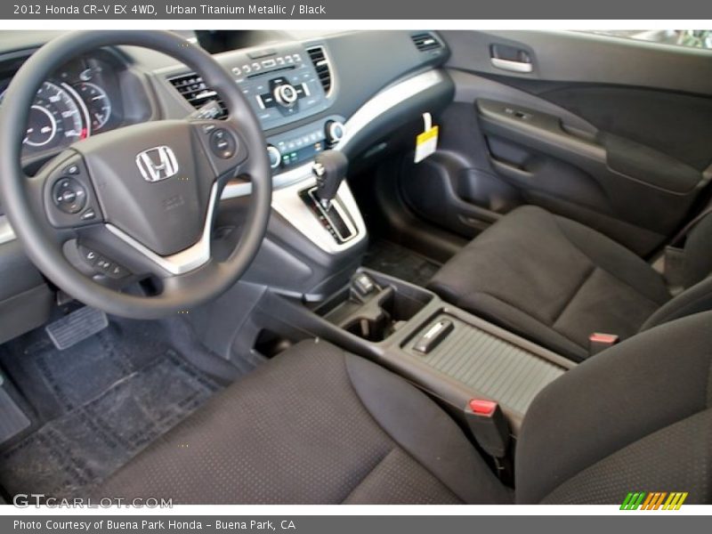 Urban Titanium Metallic / Black 2012 Honda CR-V EX 4WD