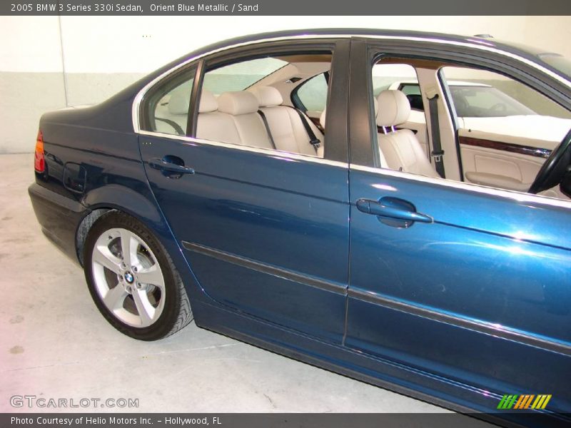 Orient Blue Metallic / Sand 2005 BMW 3 Series 330i Sedan