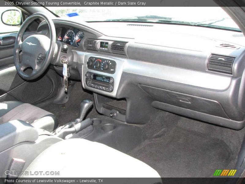Graphite Metallic / Dark Slate Gray 2005 Chrysler Sebring Touring Convertible