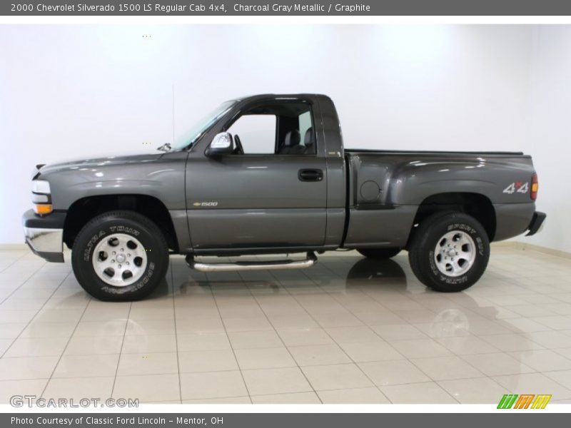  2000 Silverado 1500 LS Regular Cab 4x4 Charcoal Gray Metallic