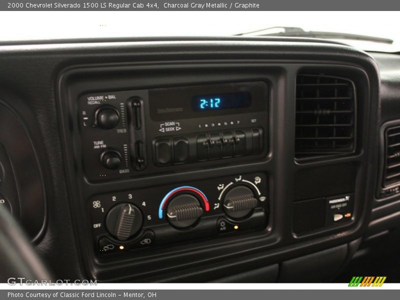 Charcoal Gray Metallic / Graphite 2000 Chevrolet Silverado 1500 LS Regular Cab 4x4