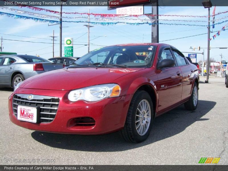 Deep Red Pearl / Light Taupe 2005 Chrysler Sebring Touring Sedan