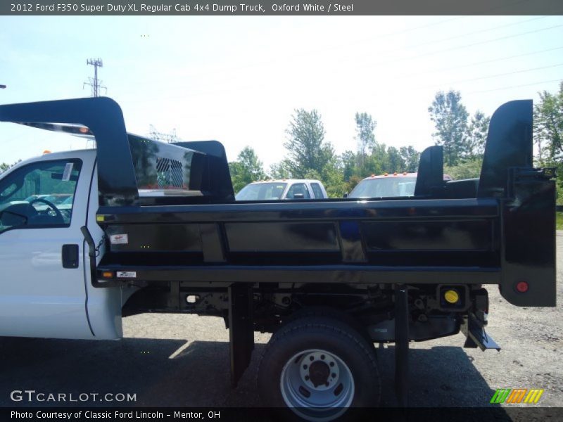 Oxford White / Steel 2012 Ford F350 Super Duty XL Regular Cab 4x4 Dump Truck