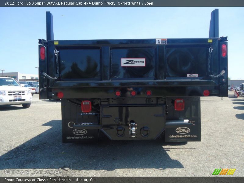 Oxford White / Steel 2012 Ford F350 Super Duty XL Regular Cab 4x4 Dump Truck