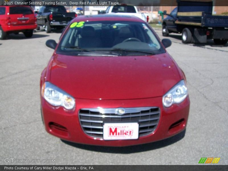 Deep Red Pearl / Light Taupe 2005 Chrysler Sebring Touring Sedan