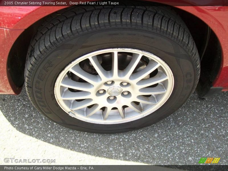 Deep Red Pearl / Light Taupe 2005 Chrysler Sebring Touring Sedan