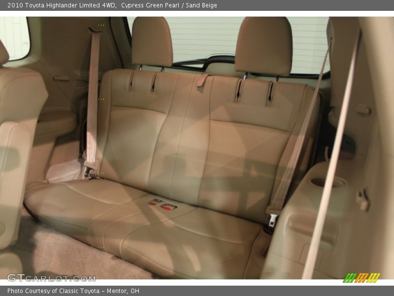 Cypress Green Pearl / Sand Beige 2010 Toyota Highlander Limited 4WD