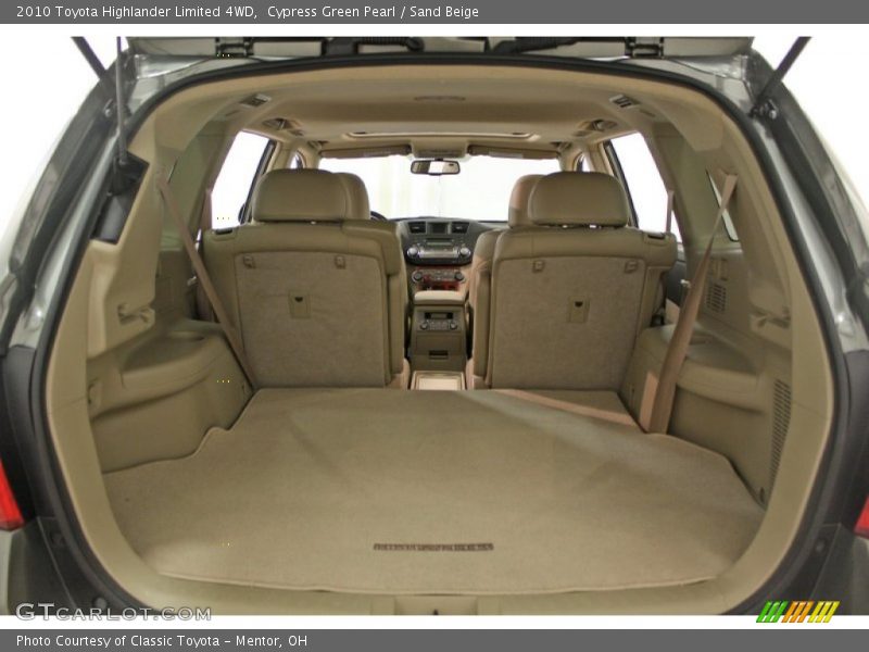 Cypress Green Pearl / Sand Beige 2010 Toyota Highlander Limited 4WD