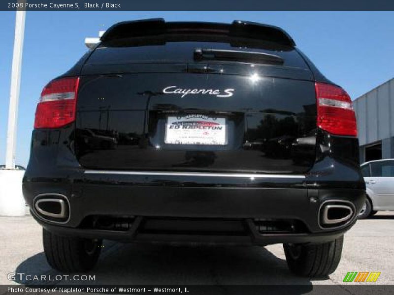 Black / Black 2008 Porsche Cayenne S