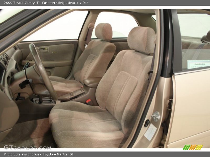 Front Seat of 2000 Camry LE