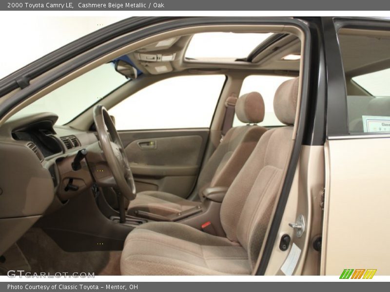 Front Seat of 2000 Camry LE