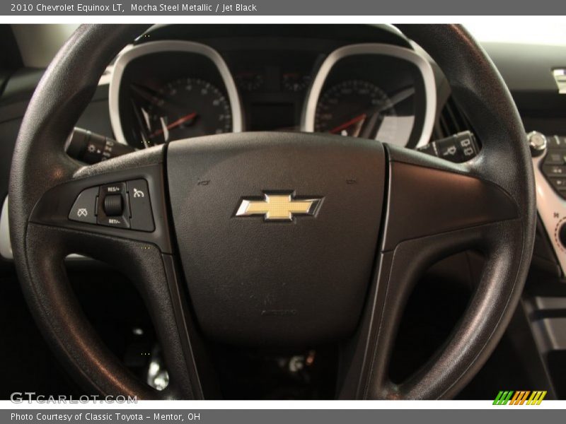 Mocha Steel Metallic / Jet Black 2010 Chevrolet Equinox LT