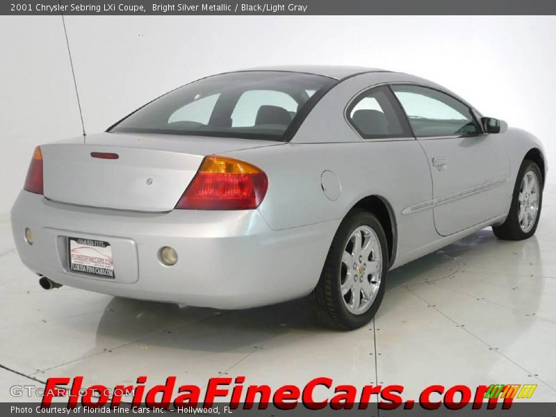 Bright Silver Metallic / Black/Light Gray 2001 Chrysler Sebring LXi Coupe