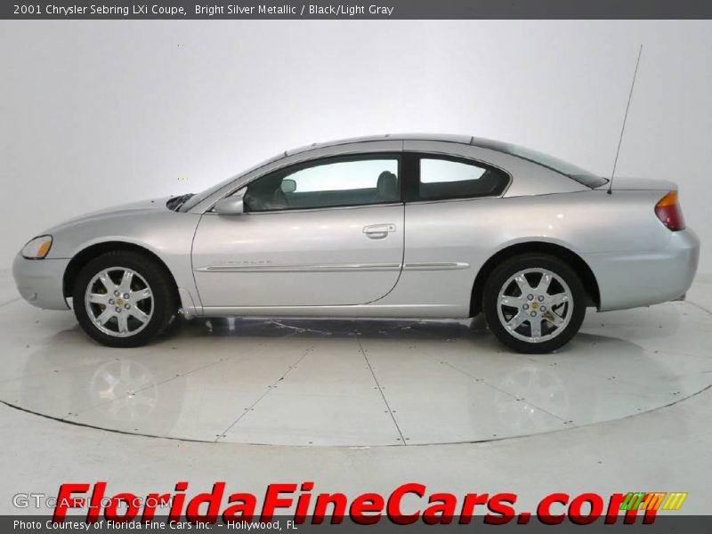 Bright Silver Metallic / Black/Light Gray 2001 Chrysler Sebring LXi Coupe