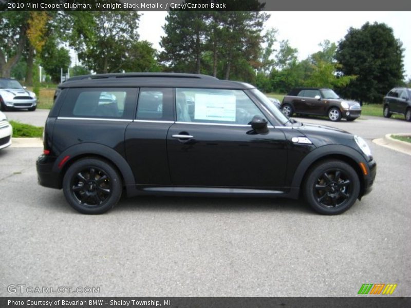 Midnight Black Metallic / Grey/Carbon Black 2010 Mini Cooper Clubman