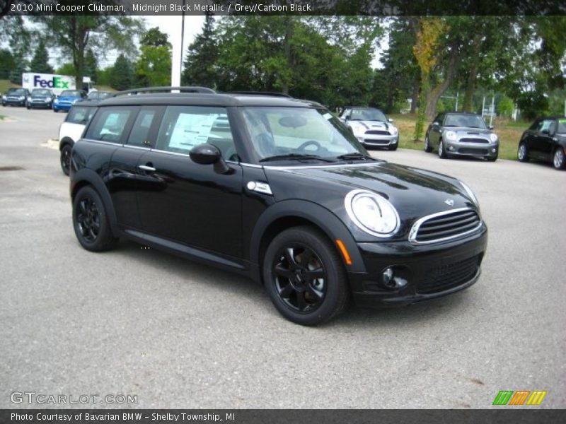 Midnight Black Metallic / Grey/Carbon Black 2010 Mini Cooper Clubman