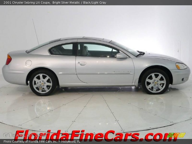 Bright Silver Metallic / Black/Light Gray 2001 Chrysler Sebring LXi Coupe