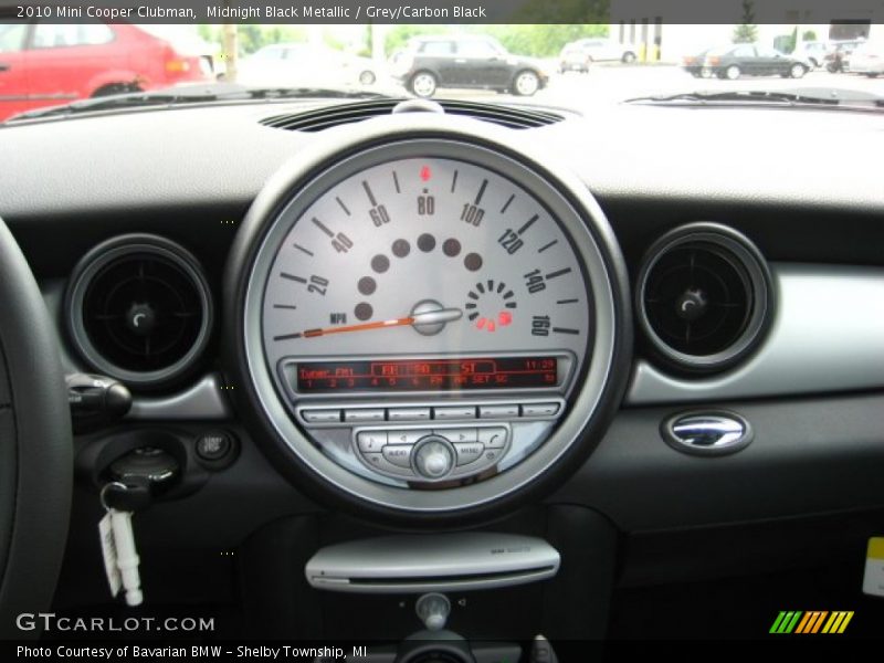 Midnight Black Metallic / Grey/Carbon Black 2010 Mini Cooper Clubman