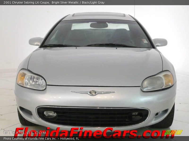 Bright Silver Metallic / Black/Light Gray 2001 Chrysler Sebring LXi Coupe