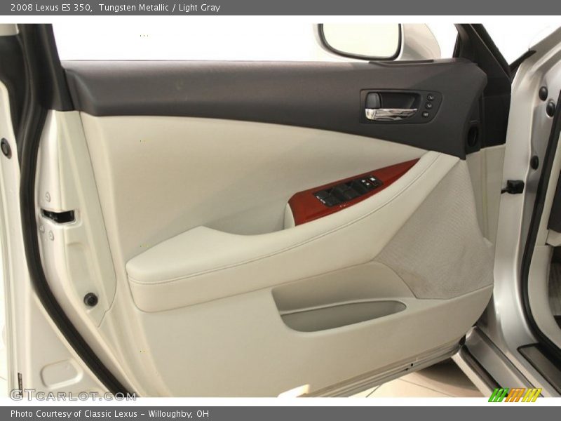 Tungsten Metallic / Light Gray 2008 Lexus ES 350