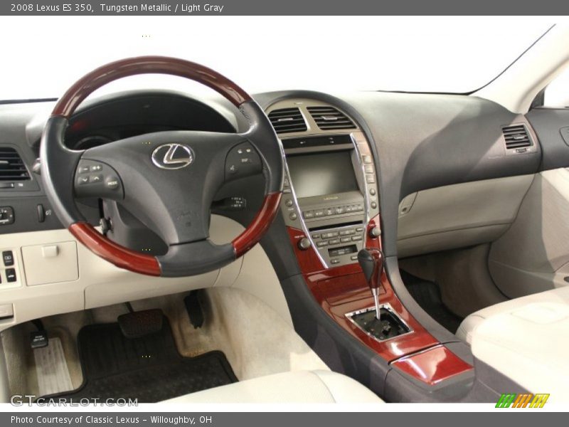 Tungsten Metallic / Light Gray 2008 Lexus ES 350