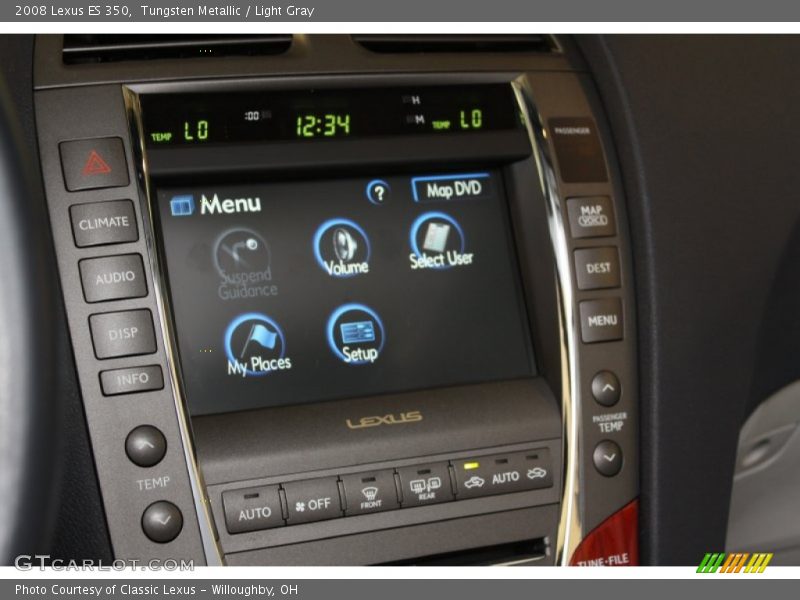 Tungsten Metallic / Light Gray 2008 Lexus ES 350