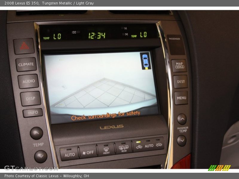 Tungsten Metallic / Light Gray 2008 Lexus ES 350