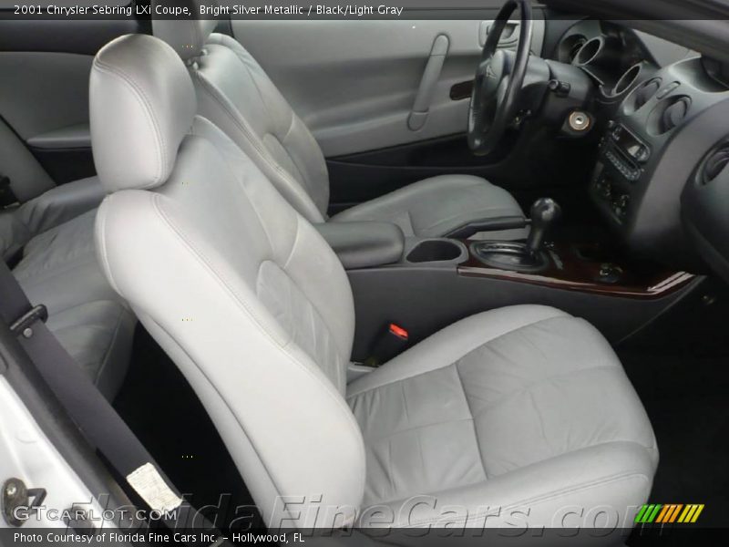 Bright Silver Metallic / Black/Light Gray 2001 Chrysler Sebring LXi Coupe