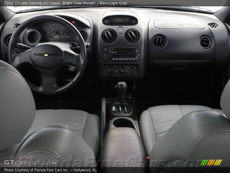 Bright Silver Metallic / Black/Light Gray 2001 Chrysler Sebring LXi Coupe