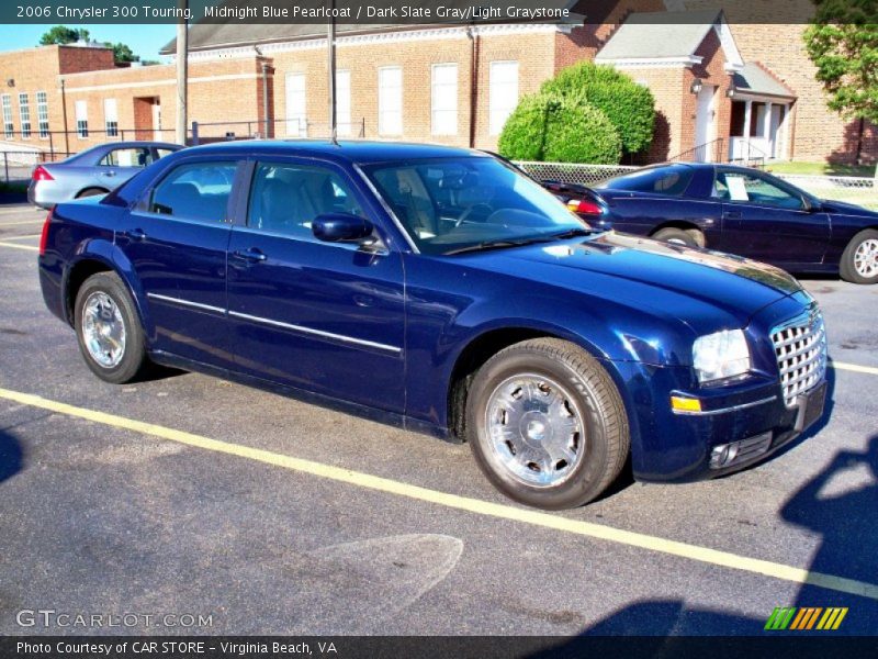 Midnight Blue Pearlcoat / Dark Slate Gray/Light Graystone 2006 Chrysler 300 Touring